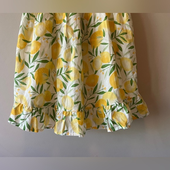 final price Cynthia Rowley Girls Size 7 Lemon Ruffle Sundress - Picture 3 of 9